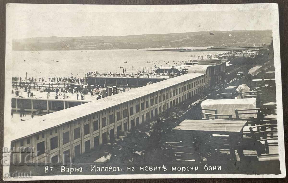 5830 Kingdom of Bulgaria the new sea baths Varna circa 1930