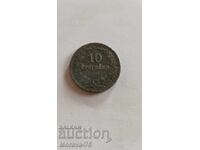 10 cenți 1917