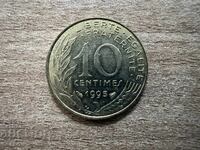 Франция - 10 сантима (1995)