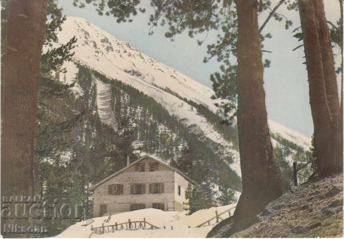 Carte poștală Pirin Banderița anii 1960