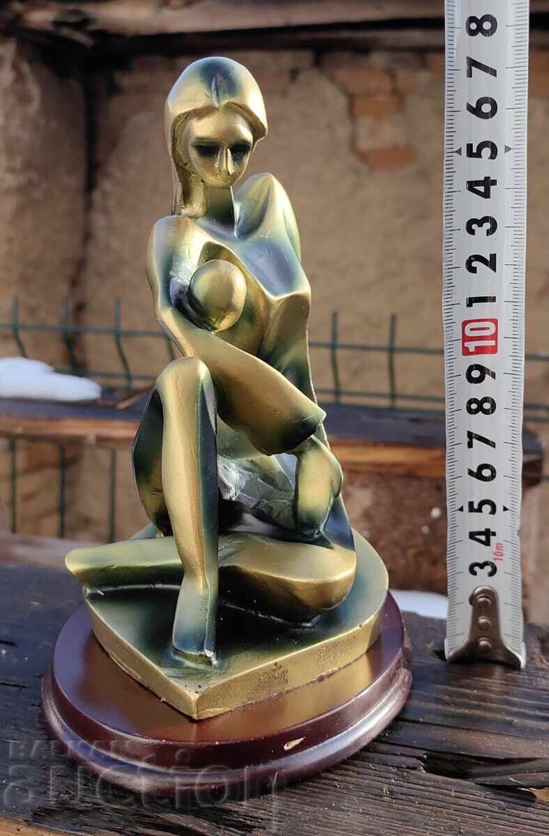 STATUETĂ FIGURĂ PLASTIC MATERIAL NECUNOSCUT - 5