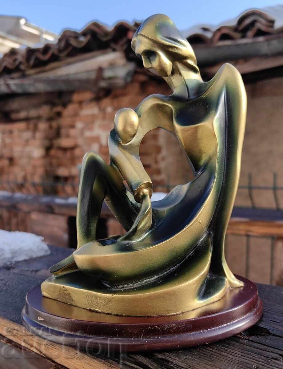 STATUETĂ FIGURĂ PLASTIC MATERIAL NECUNOSCUT