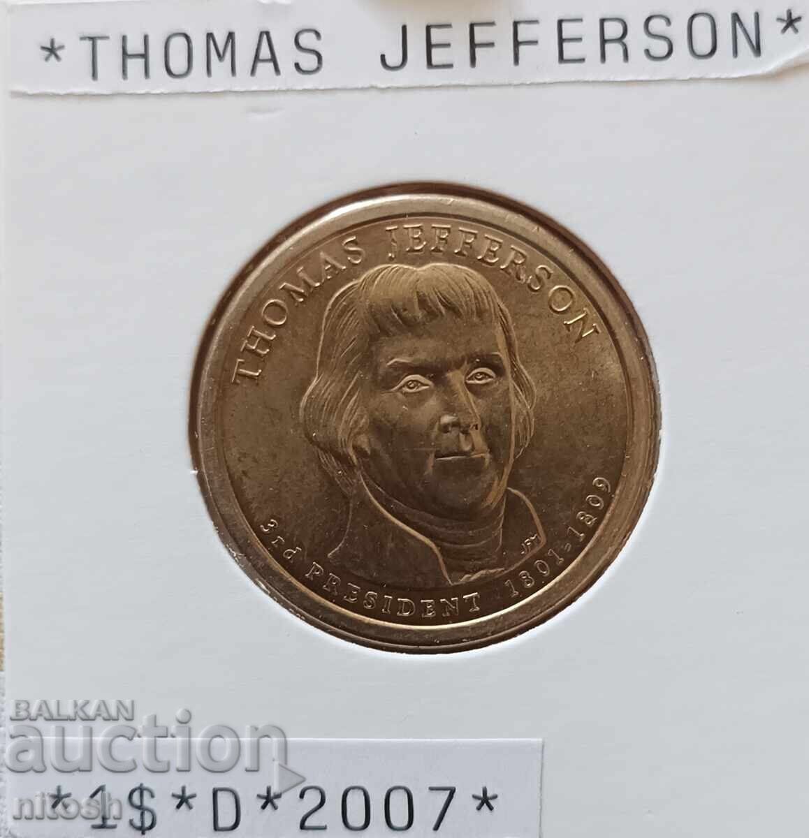 2007 SUA Thomas Jefferson 1$