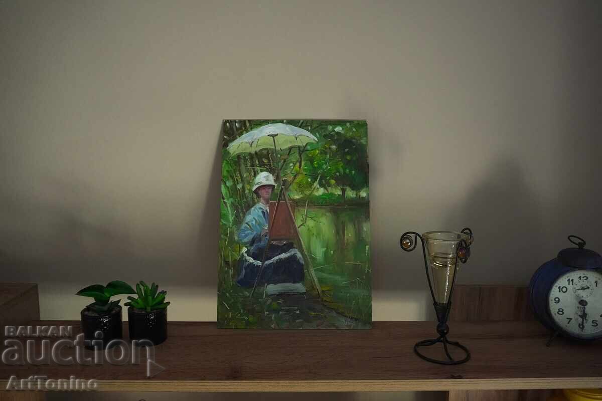 Pictură în ulei - Stil clasic impresionist - Impresionism cu preț € 9.50 | 18.58 BGN