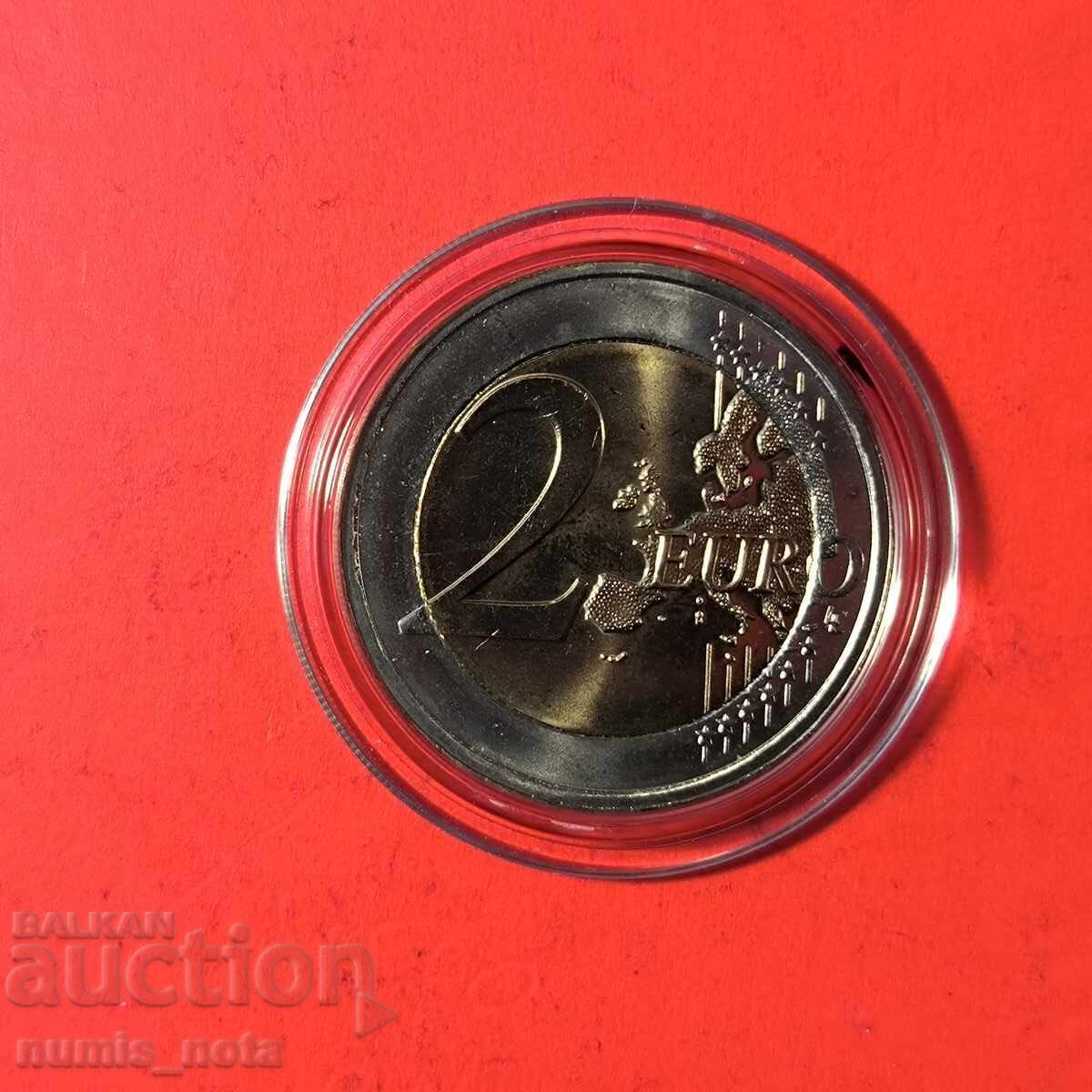 Malta 2 euro 2009 10 ani - politica monetară a UE cu preț € 8.00 | 15.65 BGN