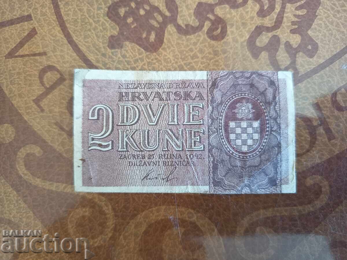 Croația 2 kune 1942