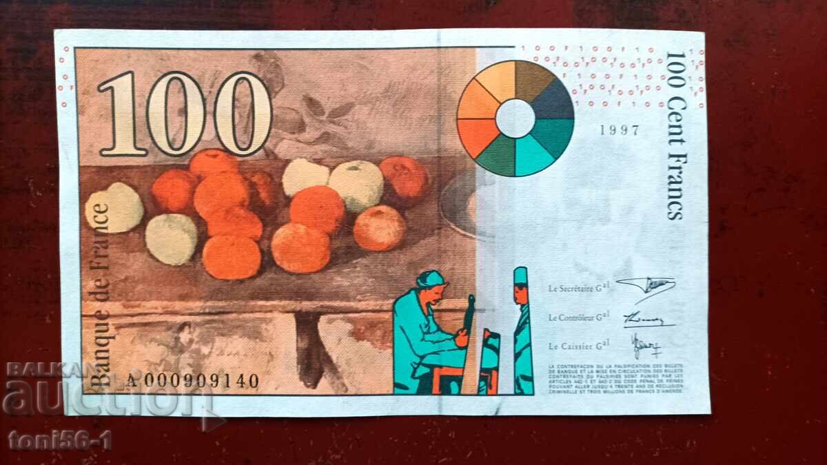 France 100 Francs 1997 with price € 12.00 | 23.47 BGN