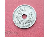 Belgium-5 cents 1925