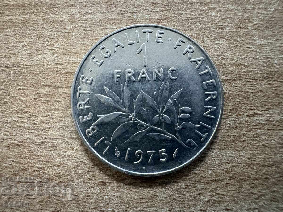 Franța - 1 franc (1975) Franța - 1 franc (1975)