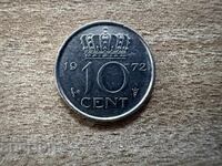Olanda - 10 cenți (1972)