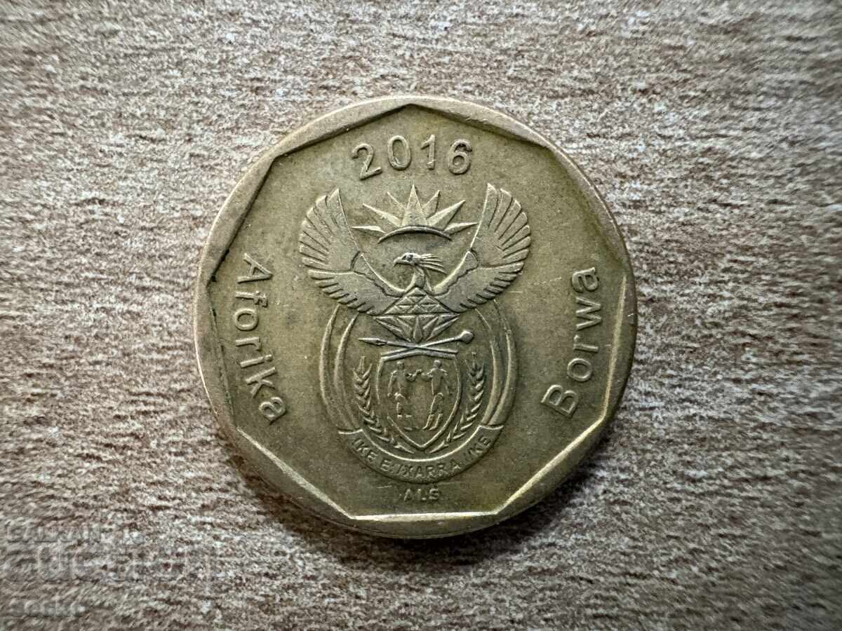 Africa de Sud - 20 de cenți (2016) cu preț € 0.18 | 0.35 BGN