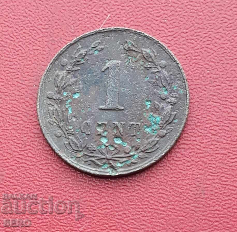 Olanda-1 cent 1878