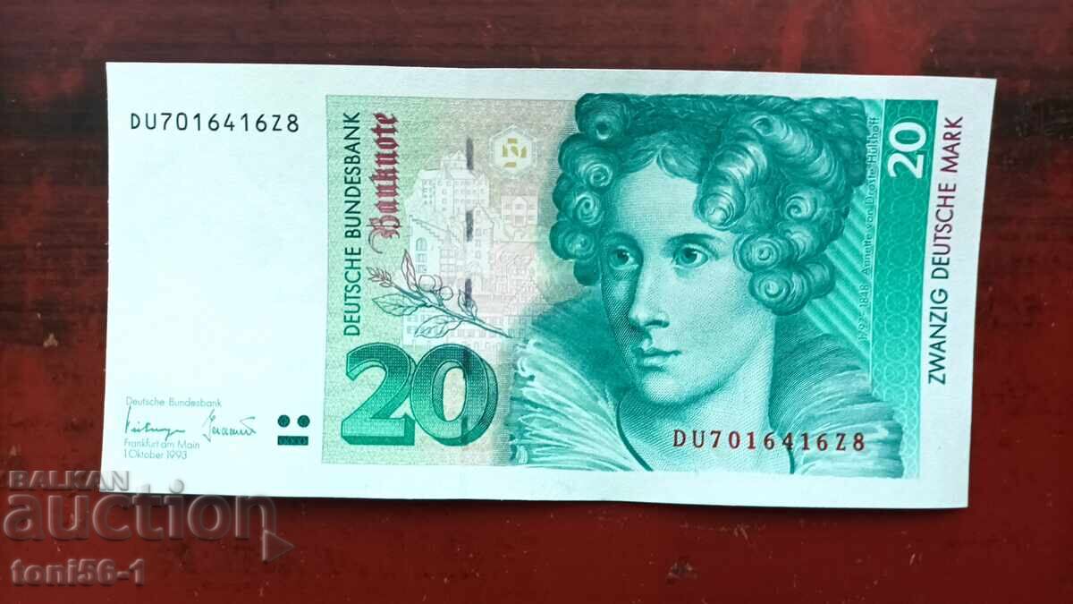 Germania 5 mărci 1993 aUNC