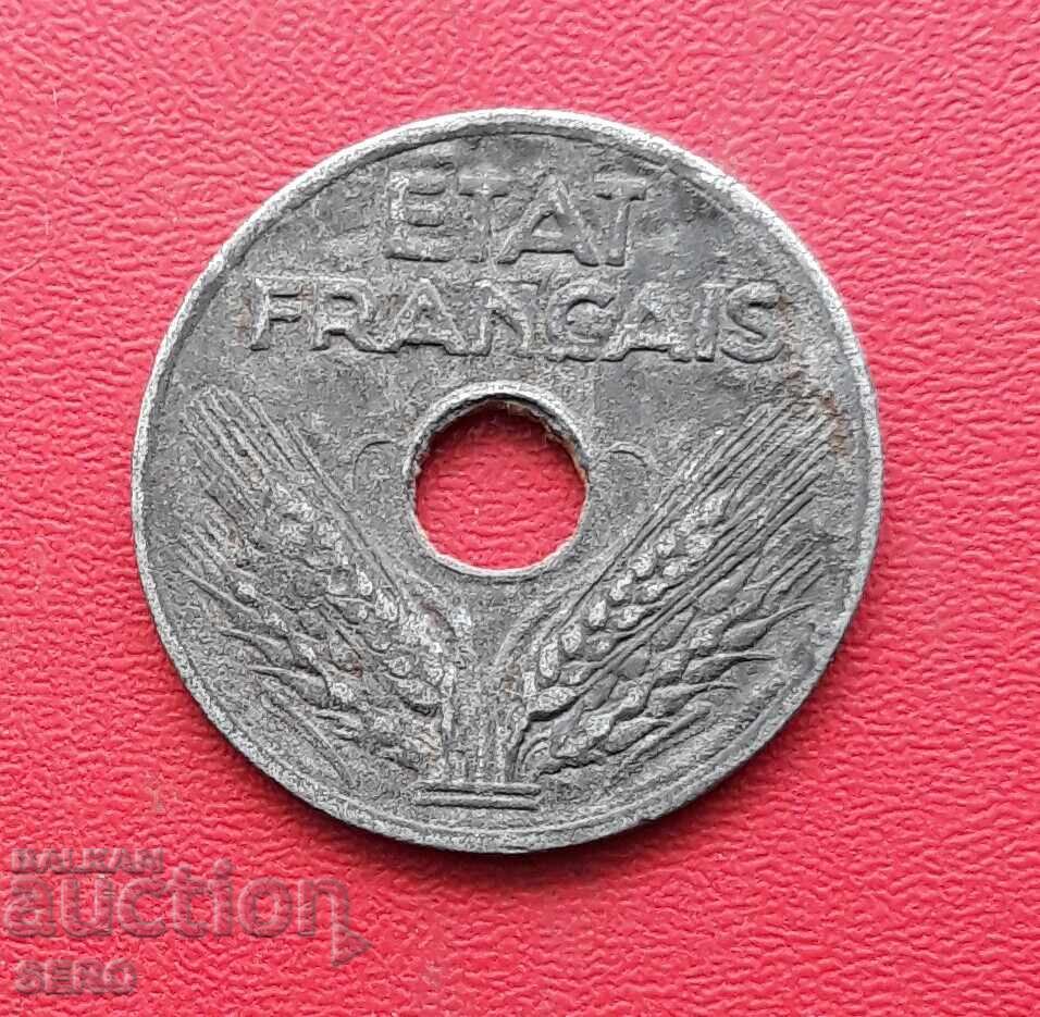 Franța/ocupația germană/-20 de cenți 1943 cu preț € 0.25 | 0.49 BGN Franța/ocupația germană/-20 de cenți 1943 cu preț € 0.25 | 0.49 BGN