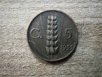Italia - 5 centesimi (1935)