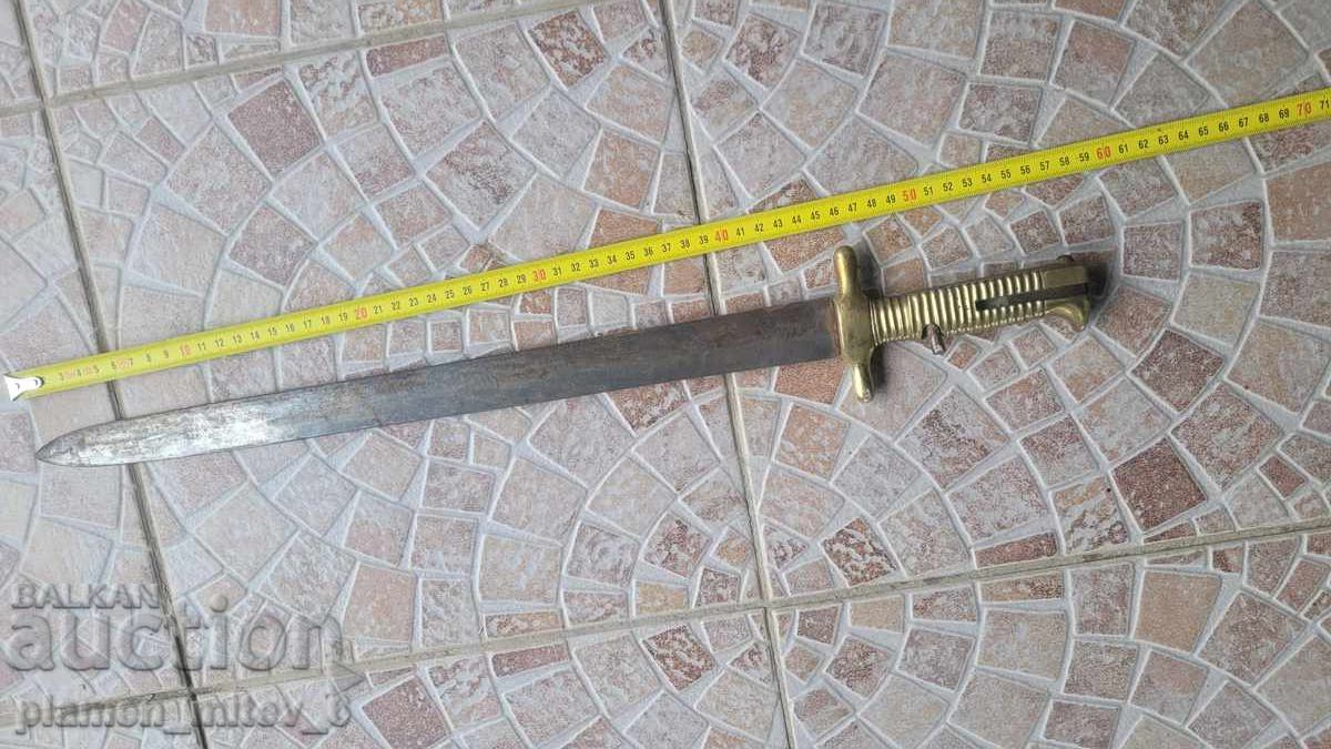Auction  Bayonet, knife, bayonet. British artillery bayonet model 1843