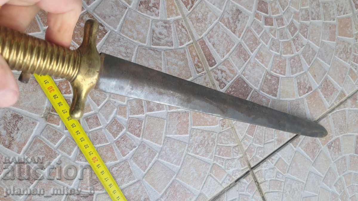Bayonet, knife, bayonet. British artillery bayonet model 1843 - 7