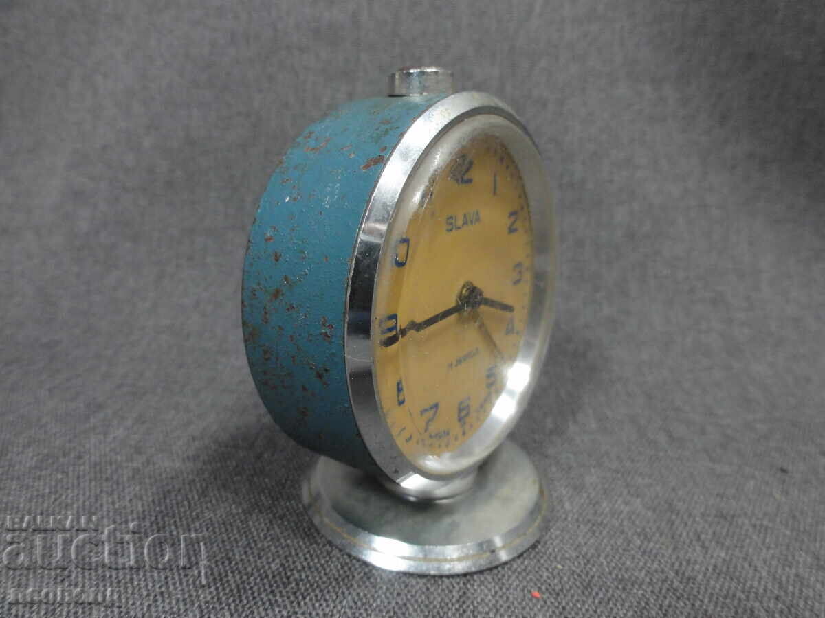 BZC STAR RETRO RUSSIAN MECHANICAL ALARM CLOCK SLAVA with price € 0.01 | 0.02 BGN