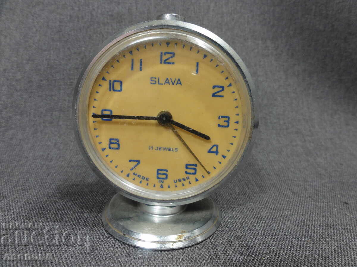 BZC STAR RETRO RUSSIAN MECHANICAL ALARM CLOCK SLAVA
