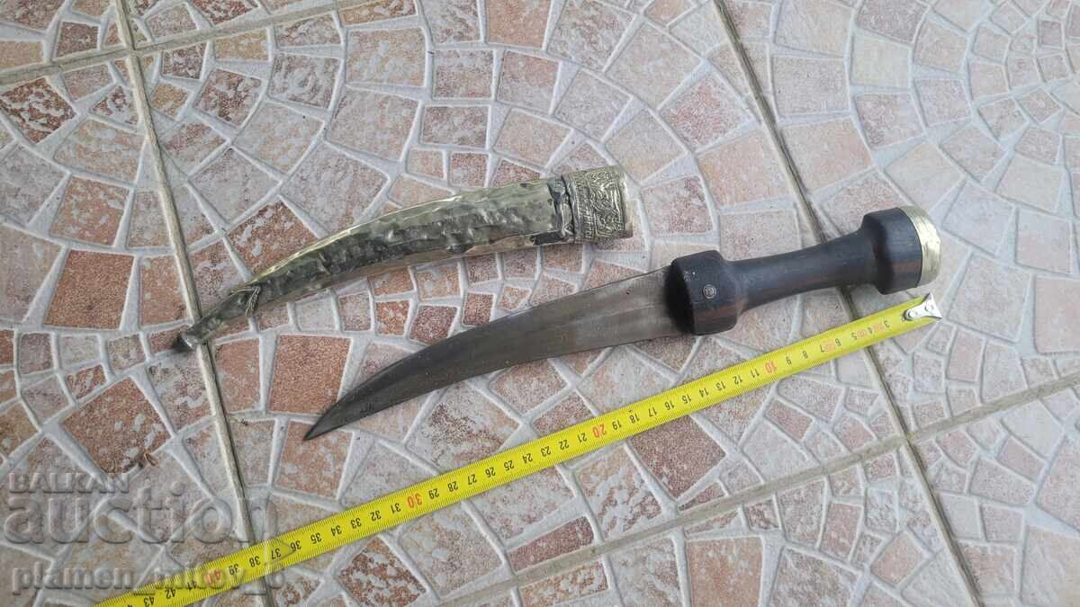 Licitație Cuțit, pumnal, hanger, handjar. Hanger otoman vechi
