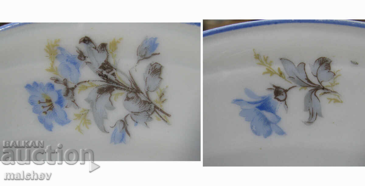 Livrarea Farfurie întinsă din porțelan 23 cm SIP anii 1950, excelentă