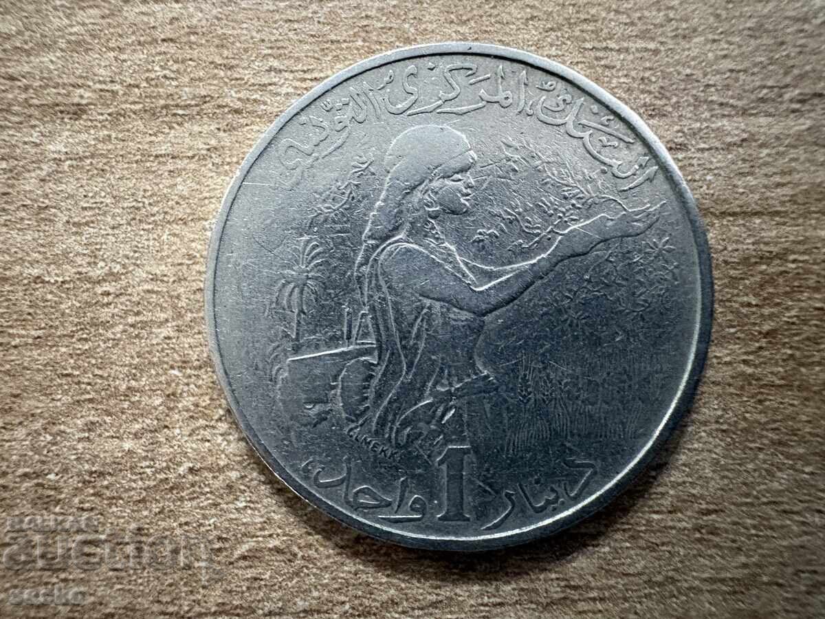 Tunisia - 1 dinar (1983)