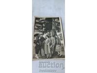 Photo Rila Monastery Men and young girls 1925