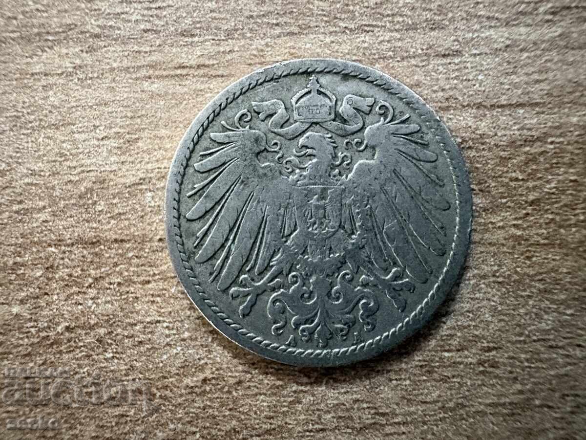 Germania - 10 pfennig (1898) - A cu preț € 0.40 | 0.78 BGN