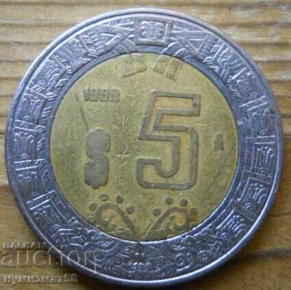 5 pesos 1998 - Mexic (bimetal) 5 pesos 1998 - Mexic (bimetal)