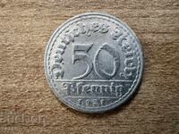 Germany - 50 Pfennig (1921) - D