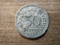 Germania - 50 pfennig (1921) - G