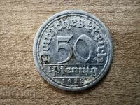 Germania - 50 pfennig (1922) - F