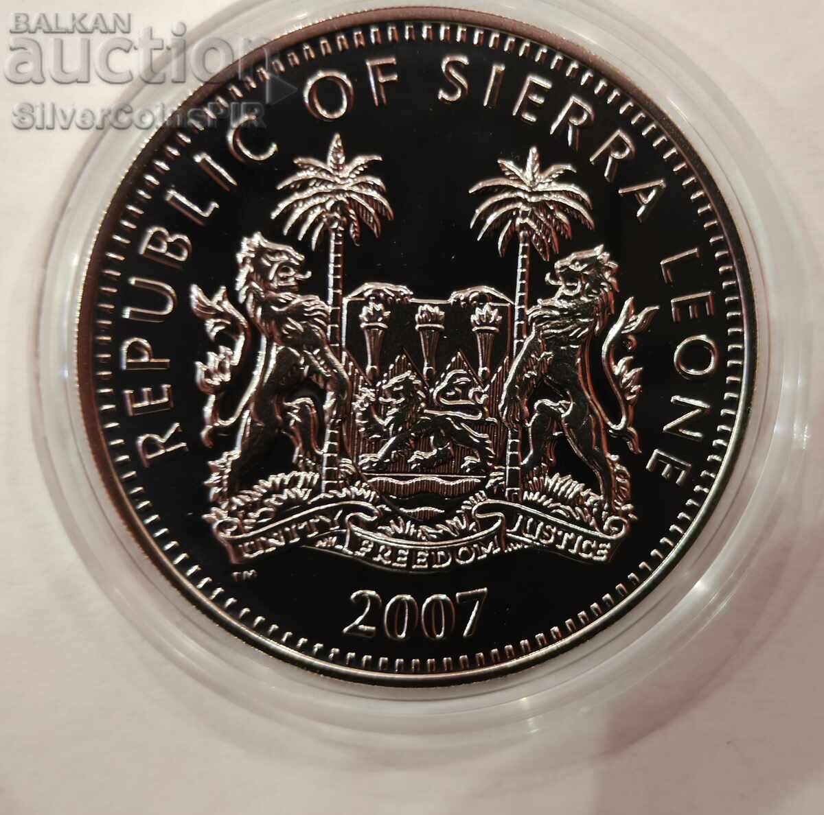 Argint 10$ Elefant 2007 Sierra Leone - 5