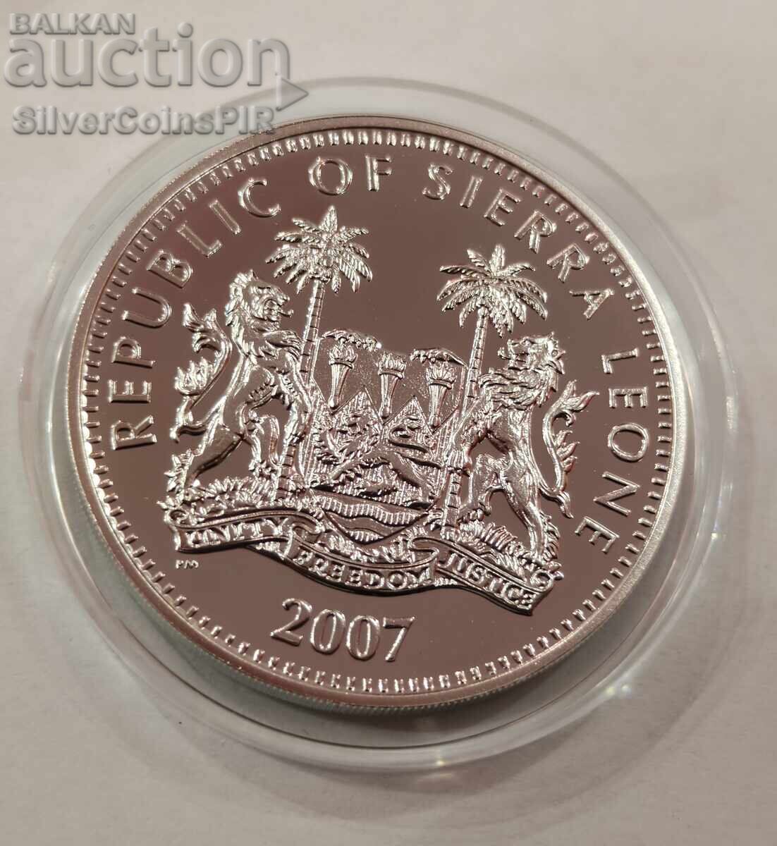 Argint 10$ Elefant 2007 Sierra Leone - 6