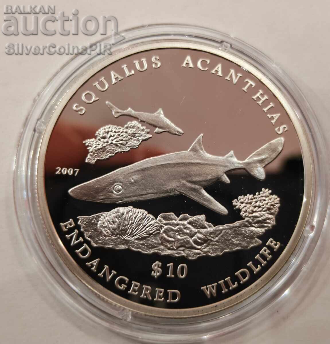 Licitație Argint 10$ Rechin 2007 Namibia Licitație Argint 10$ Rechin 2007 Namibia