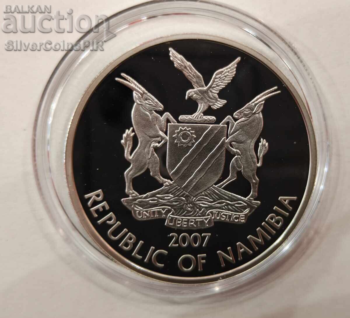 Argint 10$ Rechin 2007 Namibia - 5 Argint 10$ Rechin 2007 Namibia - 5