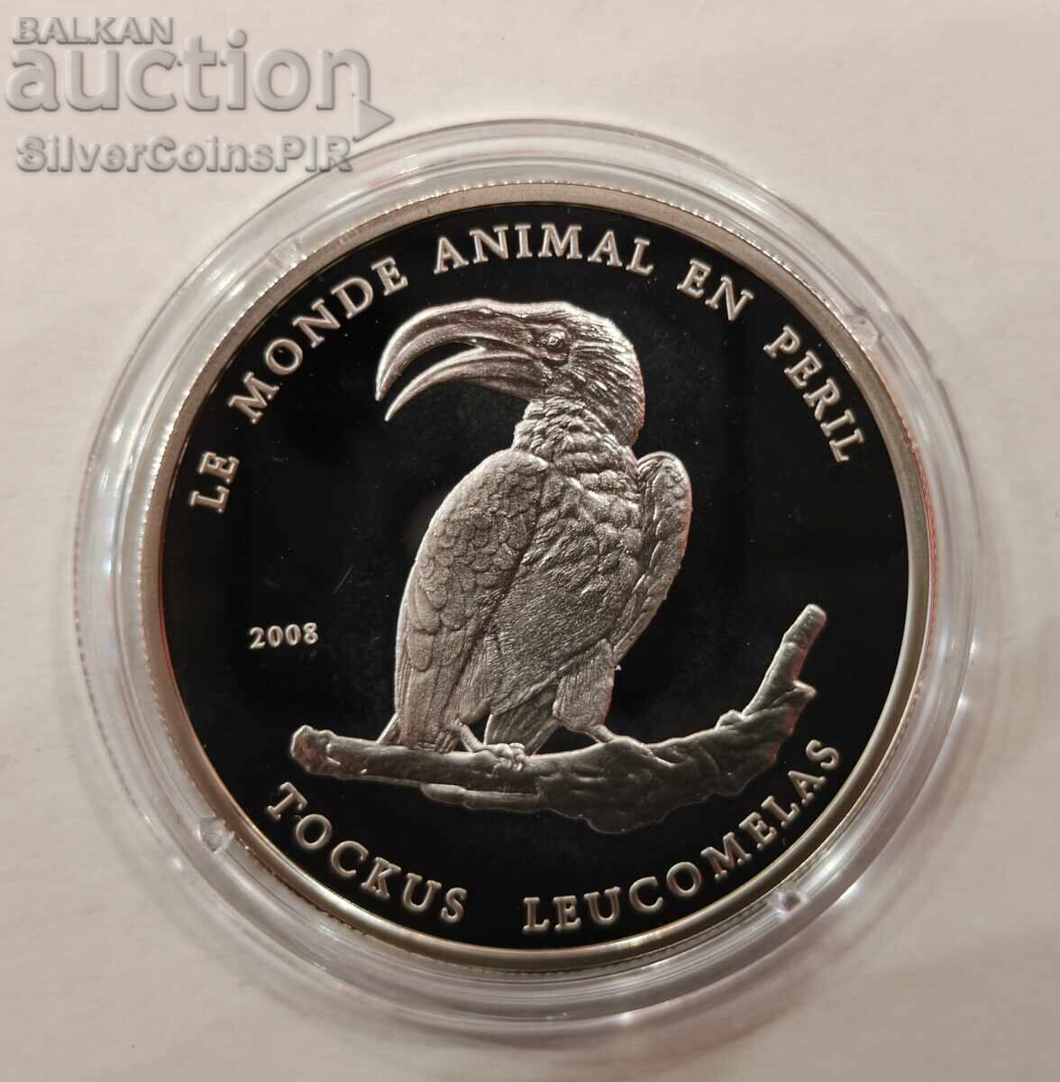 Argint 1000 franci Tucan 2008 Benin cu preț € 59.00 | 115.39 BGN