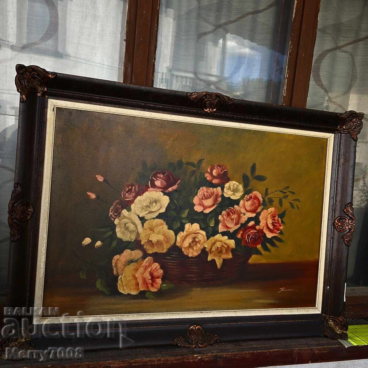 Vând tablou vechi de maestru - 75cm pe 110cm ! Vând tablou vechi de maestru - 75cm pe 110cm !