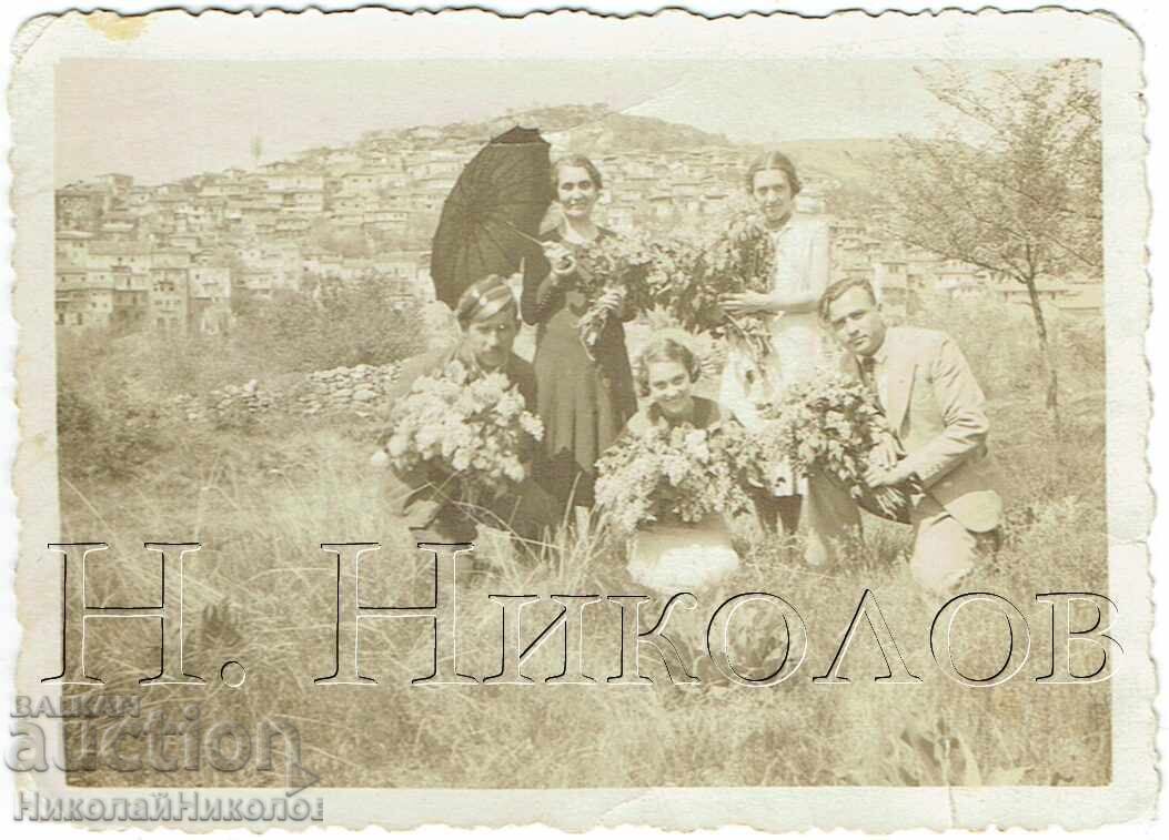 MICĂ FOTOGRAFIE VECHE VELIKO TÂRNOVO EXCURSIE LA TAREVETZ J637