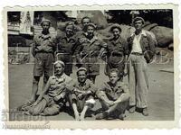 1949 MICĂ FOTOGRAFIE VECHE SOFIA BRIGADIERI PE VITOSHA J645