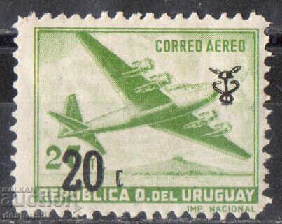1960. Uruguay. Poștă aeriană - Emisiune din 1947. Supr