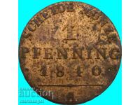 1 pfennig 1840 Prussia Germany - rare year