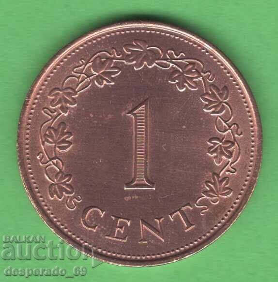 (¯`'•.¸ 1 cent 1972 MALTA UNC ¸.•'´¯) cu preț € 1.50 | 2.93 BGN