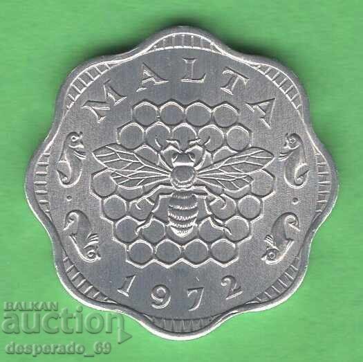 (¯`'•.¸ 3 mile 1972 MALTA UNC ¸.•'´¯)