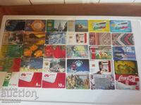 Cartele telefonice Bulgaria - 30 bucăți