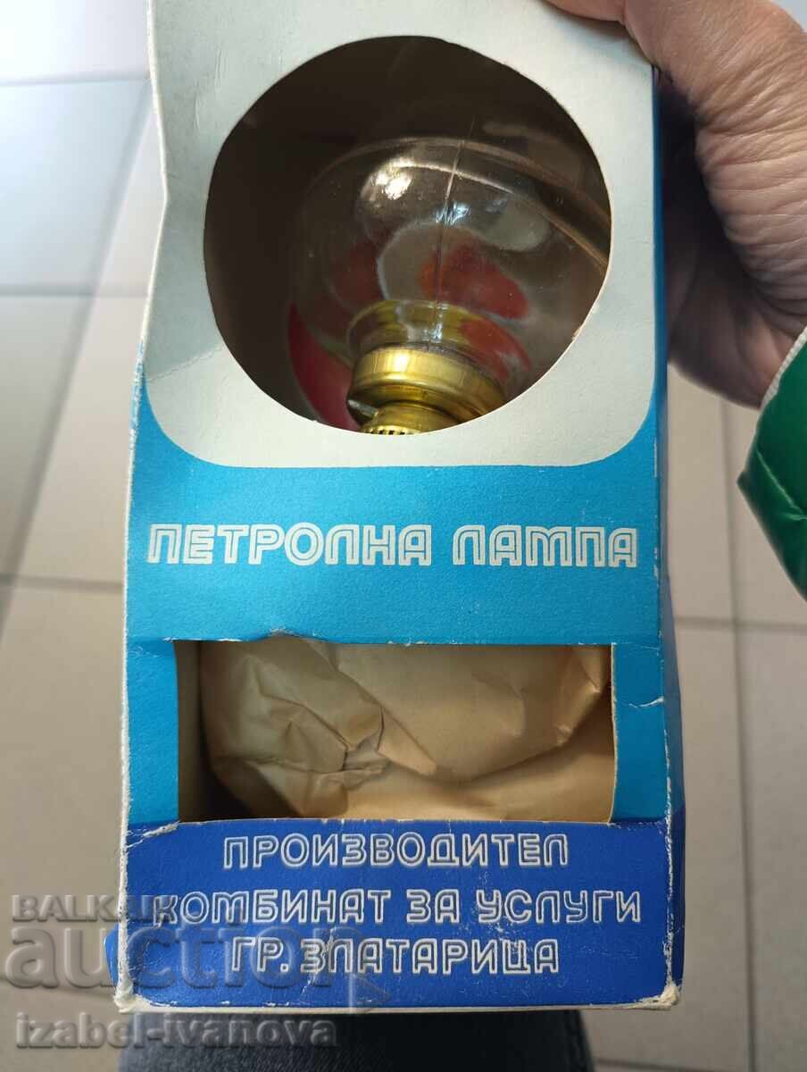 lampă mică pe gaz din anii '80 cu ambalaj original