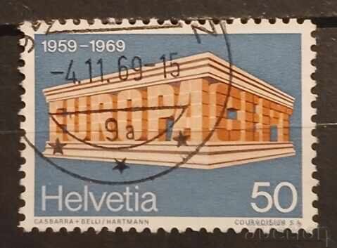 Elveția 1969 Clădiri Europa CEPT