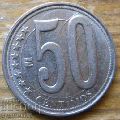 50 céntimos 2009 - Venezuela