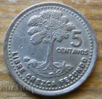 5 centavos 1993 - Guatemala