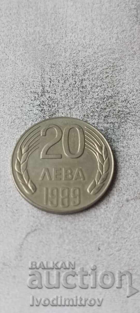 20 лева 1989